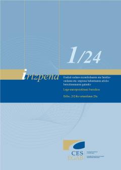 1/24 irizpena urtarrilaren 29koa, Euskal ondare-zuzenbidearen eta familia-ondarea eta -enpresa babestearen arloko berezitasunei buruzko Lege-aurreproiektua